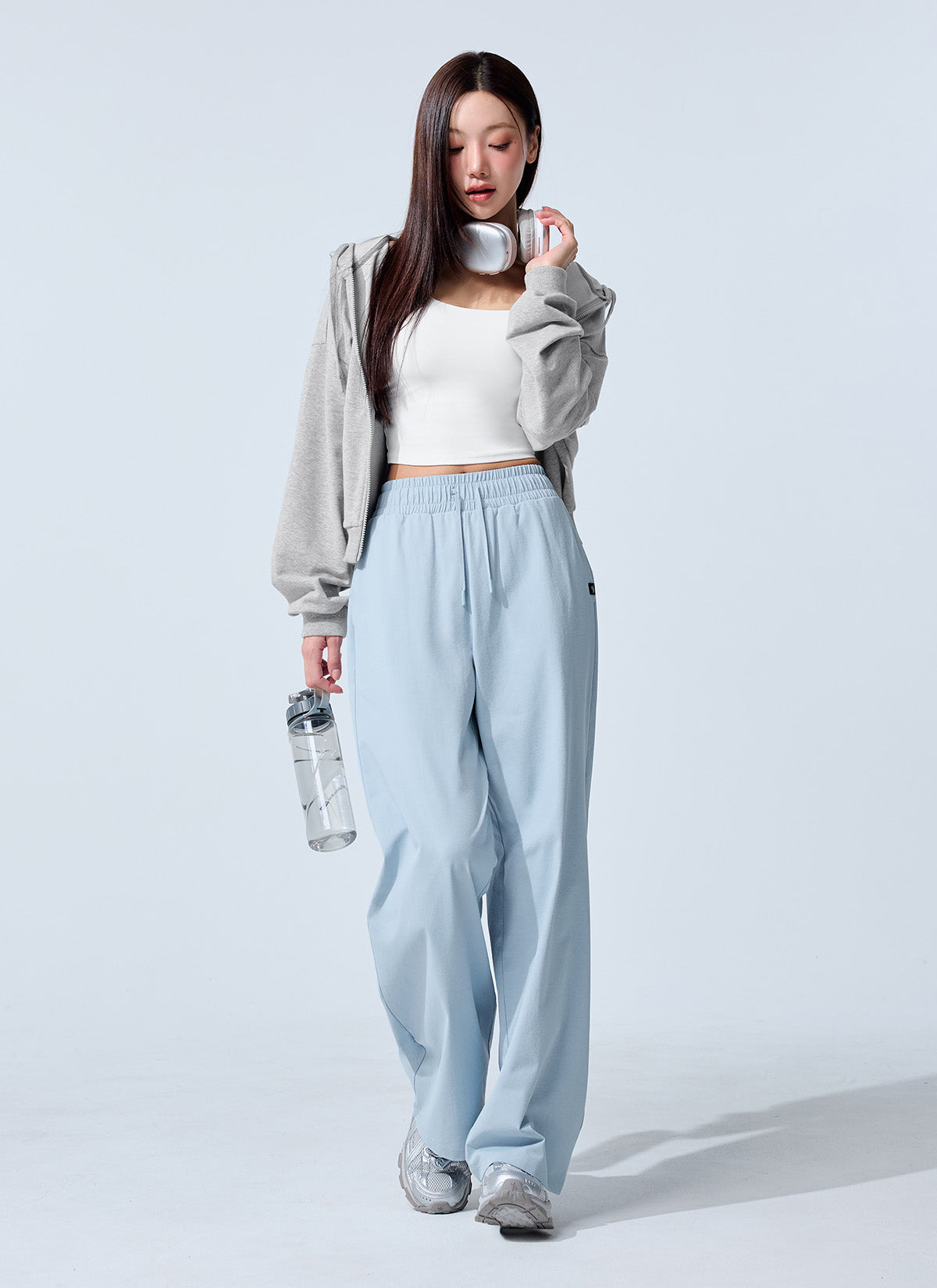 Comfort Tension Basic Wide Pants