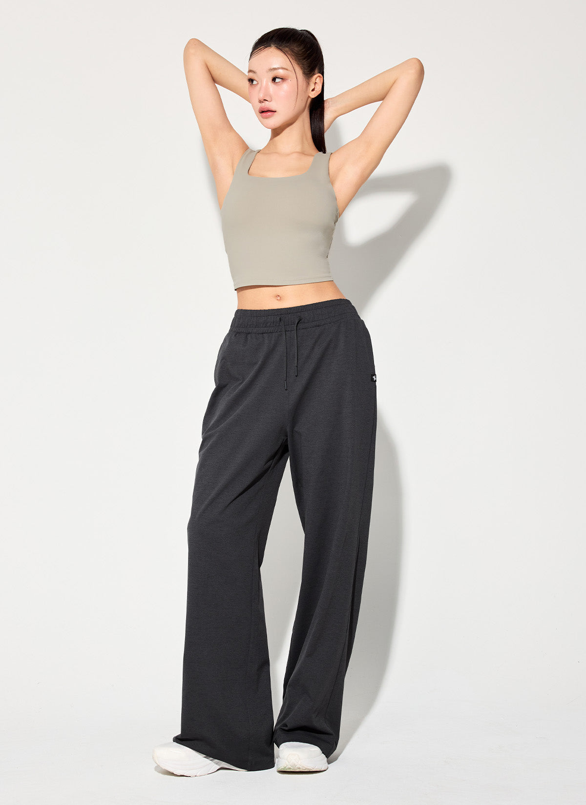 Comfort Tension Basic Wide Pants