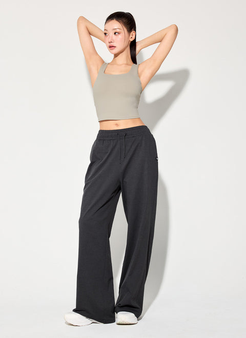 Comfort Tension Basic Wide Pants