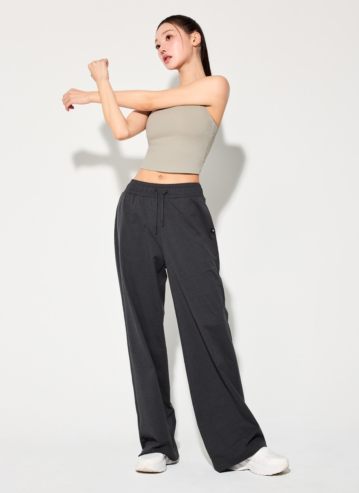 Comfort Tension Basic Wide Pants